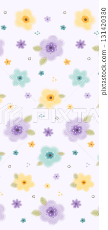 Assorted Handpainted Watercolor Floral And Animal Patterned Decorative Paper Collection 131420380