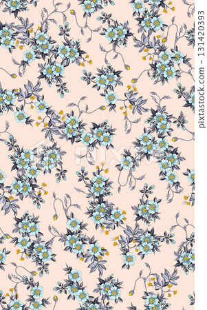 Assorted Handpainted Watercolor Floral And Animal Patterned Decorative Paper Collection 131420393