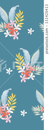 Assorted Handpainted Watercolor Floral And Animal Patterned Decorative Paper Collection 131420413