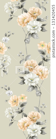 Assorted Handpainted Watercolor Floral And Animal Patterned Decorative Paper Collection 131420455
