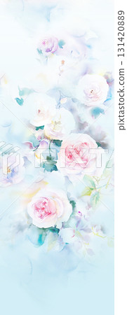 Assorted Handpainted Watercolor Floral Patterned Decorative Paper Collection 131420889