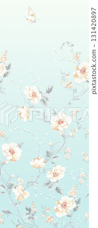 Assorted Handpainted Watercolor Floral Patterned Decorative Paper Collection Assorted Handpainted Watercolor Floral Patterned Decorative Paper Collection 131420897