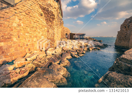 Southern Sea Wall in Acre, Israel Southern Sea Wall in Acre, Israel 131421013
