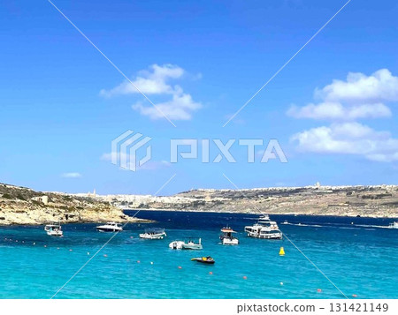 Blue lagoon of Comino island 131421149