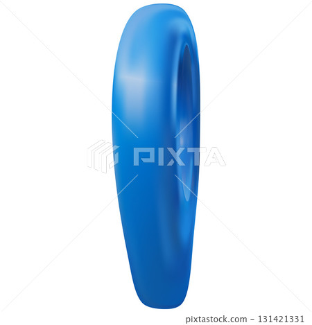 Geotag 3d vector icon, realistic blue map pin side view, travel app navigation GPS location mark, map pointer, position 131421331