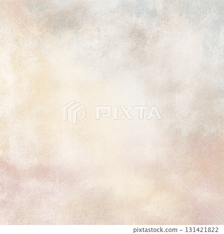 Softly colored watercolor background: Abstract design material in pale beige and pink 131421822