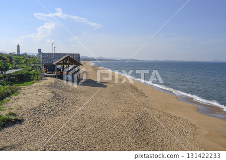 Coffee pub hut on the sandy coast of the South China Sea Coffee pub hut on the sandy coast of the South China Sea 131422233