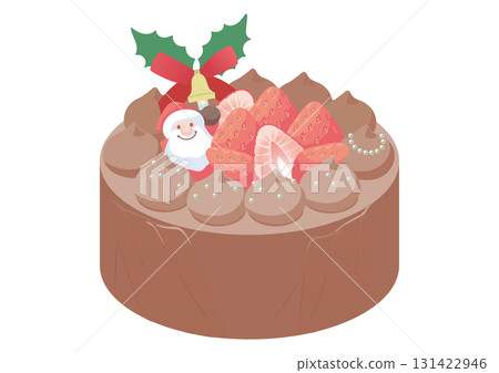 Chocolate whole cake 131422946