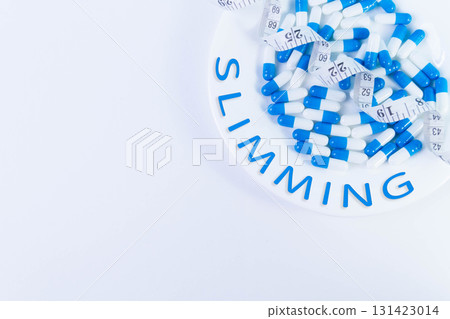 Weight loss pills. Obesity treatment. Overweight problems. 131423014