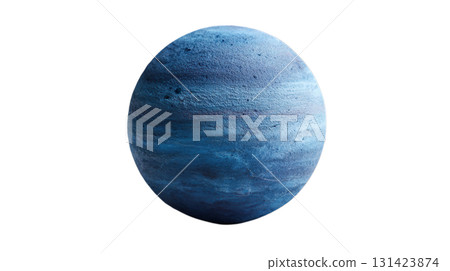 透明背景上藍色行星海王星圖像的 3D 插圖（png） 131423874