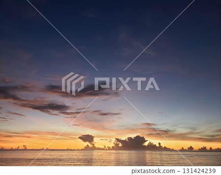 Beautiful sunset (in Saipan) 131424239