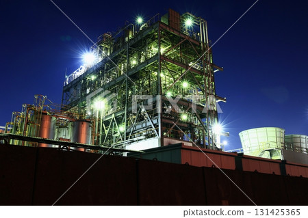 工廠夜景 工廠夜景 131425365
