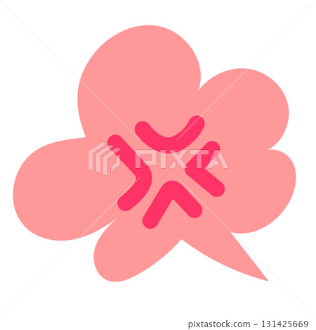 紅色憤怒標記:卡通的效果 紅色憤怒標記:卡通的效果 131425669