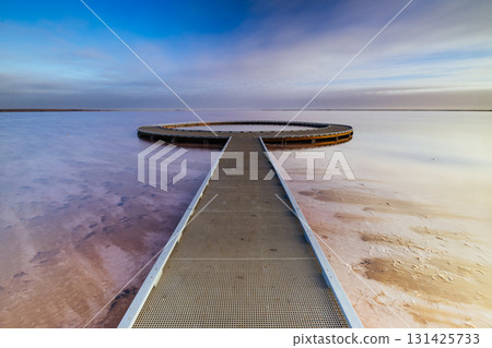 Lake Tyrrell in Victoria Australia 131425733