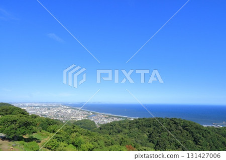 從神奈川縣平塚市湘南台眺望茅崎 從神奈川縣平塚市湘南台眺望茅崎 131427006