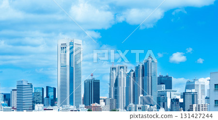 可見摩天大樓的風景 131427244