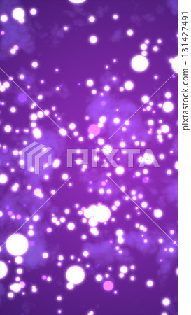 Sparkling burst of glowing purple particles scattered across a vivid background Sparkling burst of glowing purple particles scattered across a vivid background 131427491