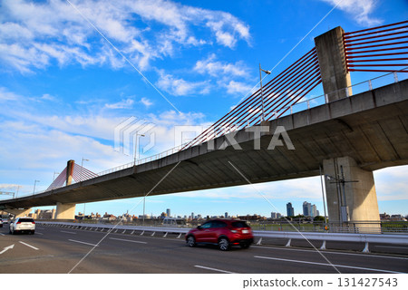 [愛知縣] 名古屋高速公路6號線、赤通博大橋 131427543