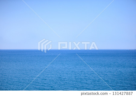 Blue sea and sky. Landscape background water and clouds. Blue sea and sky. Landscape background water and clouds. 131427887