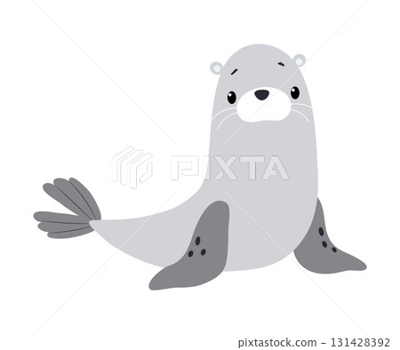 Northern Seal Animal and Zoo Creature from Cold North Vector Illustration Northern Seal Animal and Zoo Creature from Cold North Vector Illustration 131428392
