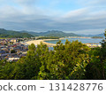Wakasa Wada Beach seen from Mount Azuchi 131428776