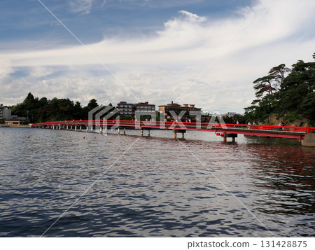 Miyagi Prefecture, Matsushima Bay, Fukuura Bridge Miyagi Prefecture, Matsushima Bay, Fukuura Bridge 131428875