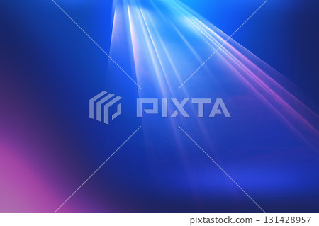 Abstract blue background with glowing effects in space concept series  131428957