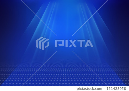 Abstract blue background with light effects in space concept series  131428958