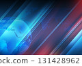 Graphical news background with slant lines and earth globe concept series  131428962