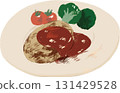 Hamburger illustration 131429528
