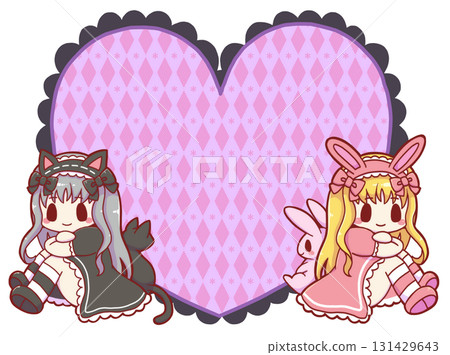 Lolita時尚文字插入材料 131429643