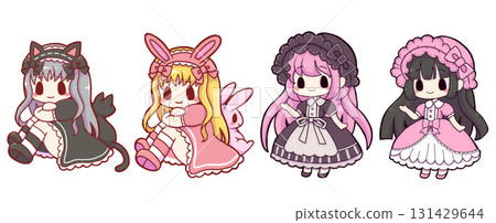 洛麗塔時尚少女套裝 131429644