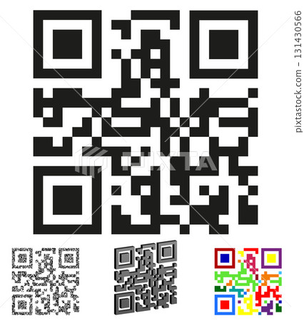 digital qr code to follow the link cartoon stock vector illustration digital qr code to follow the link cartoon stock vector illustration 131430566