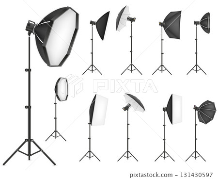 softbox with flash on a photo studio cartoon stock vector illustration softbox with flash on a photo studio cartoon stock vector illustration 131430597