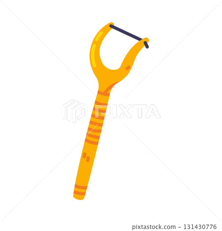 Tongue Cleaner as Oral Hygiene and Dental Object and Element Vector Illustration 131430776
