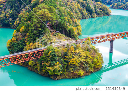 靜岡縣奧大井站的秋日風景 131430849