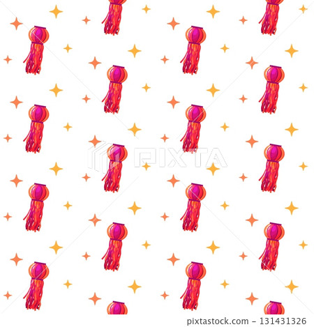 Diwali Seamless Lanterns and Stars Pattern Diwali Seamless Lanterns and Stars Pattern 131431326