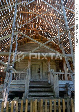 Restoration of a Log House 131431425