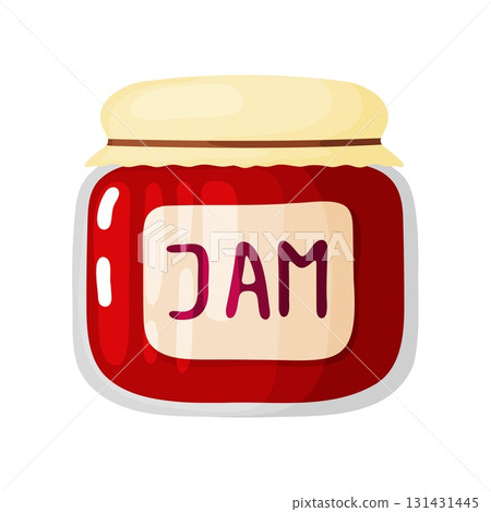 Jar of Jam Hand Drawn Doodle Illustration Jar of Jam Hand Drawn Doodle Illustration 131431445