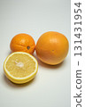 Grapefruit and sliced orange 131431954