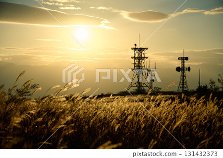 高bocce高原的晚上視圖 131432373