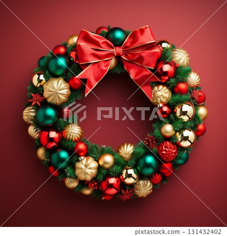 聖誕花環 聖誕花環 131432402