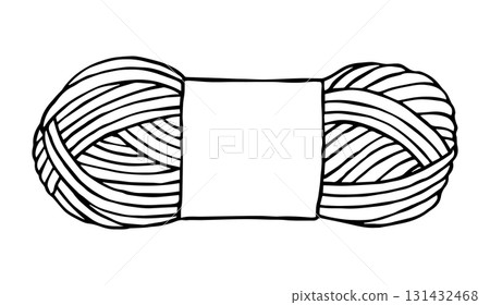 Vector illustration on the theme of knitting, crochet. Ball of yarn. Vector illustration on the theme of knitting, crochet. Ball of yarn. 131432468