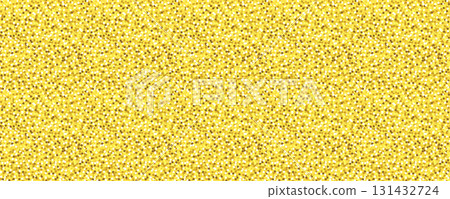 Seamless golden glitter confetti texture with sparkling dots and luminous metallic shine. Bright gold glitter design perfect for washi tape, invitations, or packaging. Drag to swatches panel to use. Seamless golden glitter confetti texture with sparkling dots and luminous metallic shine. Bright gold glitter design perfect for washi tape, invitations, or packaging. Drag to swatches panel to use. 131432724