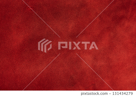 Red suede as a background macro photo. 131434279
