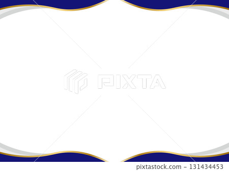 Blue and gold stylish business background 1 131434453