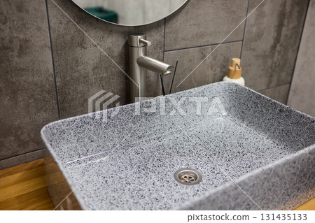 Introducing a modern, stylish bathroom sink that features a truly unique design element Introducing a modern, stylish bathroom sink that features a truly unique design element 131435133
