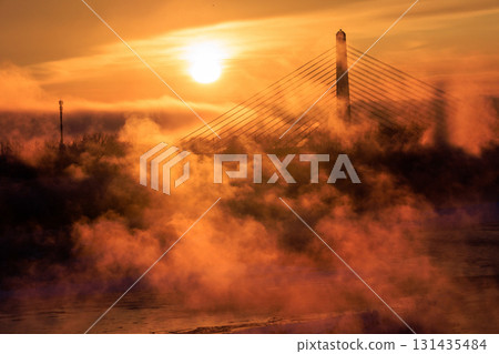 十勝川的河霧 131435484