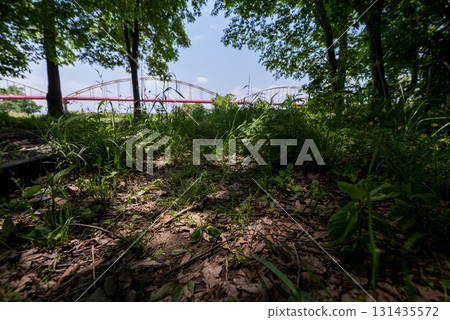 [Abina Line] Abandoned railway tracks remaining in the park 131435572