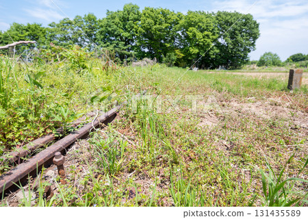 [Abina Line] Abandoned railway tracks remaining in the park 131435589